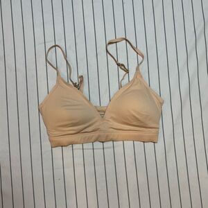Abercrombie Women's Tan/Nude Triangle Bralette